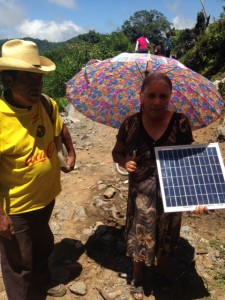 Couple with their first solar system