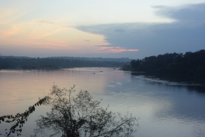 Sunset on the Nile River 