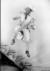 Bill Robinson performing his "Stair" dance. 