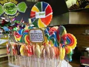 Big, colorful Lollipops