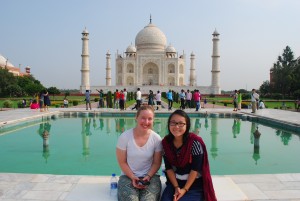 The Taj Mahal: one of the greatest Wonders of the World.