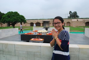 "Be the change you wish to see in the world." - Mahatma Ghandi; One of my favorite quotes that I remembered while visiting Ghandi's memorial in New Delhi, India.