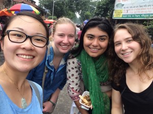Selfies in Kolkata's pet market.