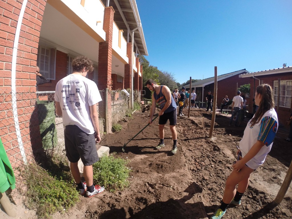 Building a Garden in Grabouw, South Africa