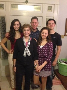 My family and I. 