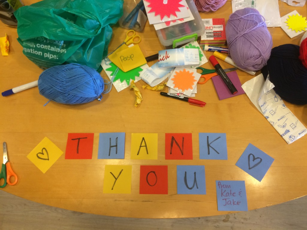 What we left for them on our last day at IkamvaYouth.