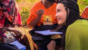 Guiding the Solar Sister entrepreneurs through a 35 question survey
