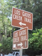 The Lexington Reservoir makes a scenic start to the trail, regardless of which path you take