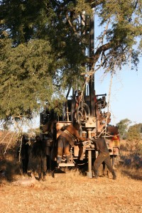 We anxiously awaited the moment they would hit water while drilling this borehole. Unfortunately, the moment never came, and we were able to see one example of the inaccessibility to water.