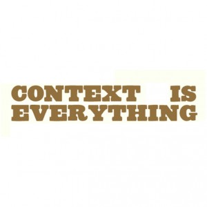 Context plays an important role in the understanding of language patterns. 