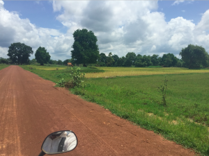 On the moto ride to one of the rural communities Operation ASHA works with - many people think I'm crazy to be excited for this work environment