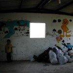 A Family Shelter During the Rain--They Were Rescued by Boat