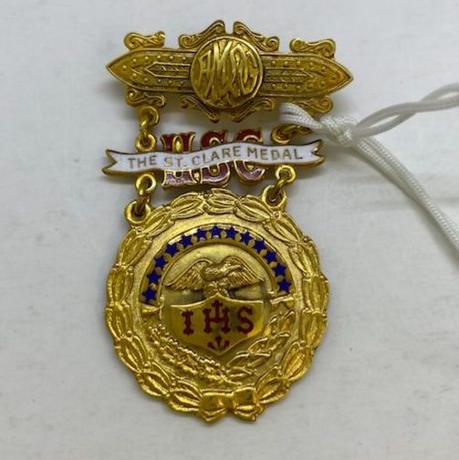 St. Clare Medal 1980s
