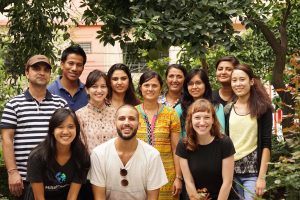 The entire EG team at the central office in Kathmandu.