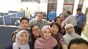 My Indonesian coworkers welcomed me with open arms. 