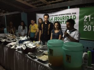Cultural cooking night where teams from each organization or University comes up with a recipe that is “typical” of their country. 