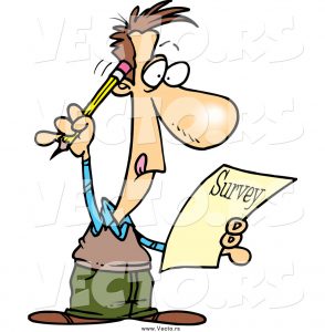 vector-of-a-cartoon-caucasian-guy-taking-a-survey-by-ron-leishman-34954