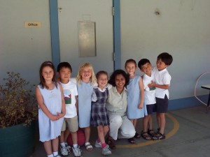 My kindergarten class. 