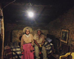 Smiles you can't forget! Doña Juana y Don Jerónimo after 70 years without light. Photo Credit: Luisa Martinez and ILUMÉXICO