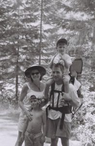 My family when I was very young on a hike