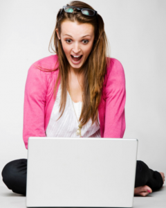 My enthralled readers when they see my blog posts
