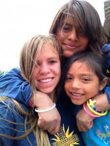 At El Jardin del Eden with two of the wonderful children that have a home with Roberto and his family there