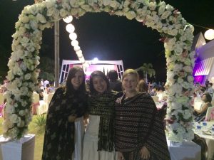 Myself, Wenty and Katie at the wedding in Kupang.