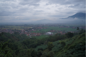 Some of the view during our train ride from Bandung to Yogyakarta.