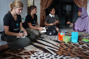 The bulk of our work in the field consisted of interviews and surveys with community members or organizations
