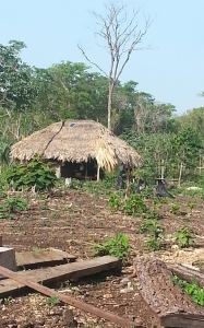 One of the many houses that had solar systems installed in Chilam-balan.