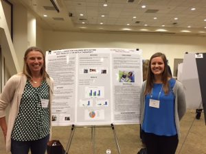 Dr. Read and alumna, Erin Furay presenting our work on reading e-books with children on the autism spectrum.