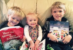 the Read Lab reminds you that while you're on break for the holidays.. find a small friend to share a book with!