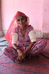 While in Bikaner, we met the "poster-girl" for Rangsutra. She has been working with the organization for years.