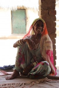 I have a clear memory of this artisan's home - it was a typical village home, made of cow dung, straw, and mud. It was beautifully maintained, and artistically decorated. After visiting her home, I remember asking our translator, Mukesh, about how and when families would move out of their village homes and live in more modernized homes, possibly closer to the city. To me it seemed that once a household saved enough income, upgrading their house would be a first priority (as it seems to be a priority here in the West). He simply shrugged and said, "I don't think they would, this is their home." They say home is where the heart is, and for these women, this sense of contentment could not be more true. 