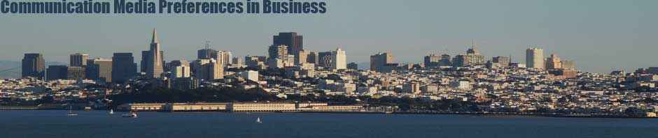 Media of Communication Preferences in Business