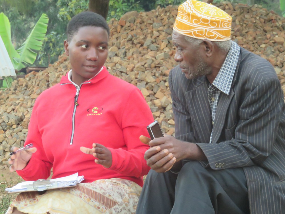 Revina, one of our research assistants, is a native Swahili speaker and could conduct surveys much faster than I could.