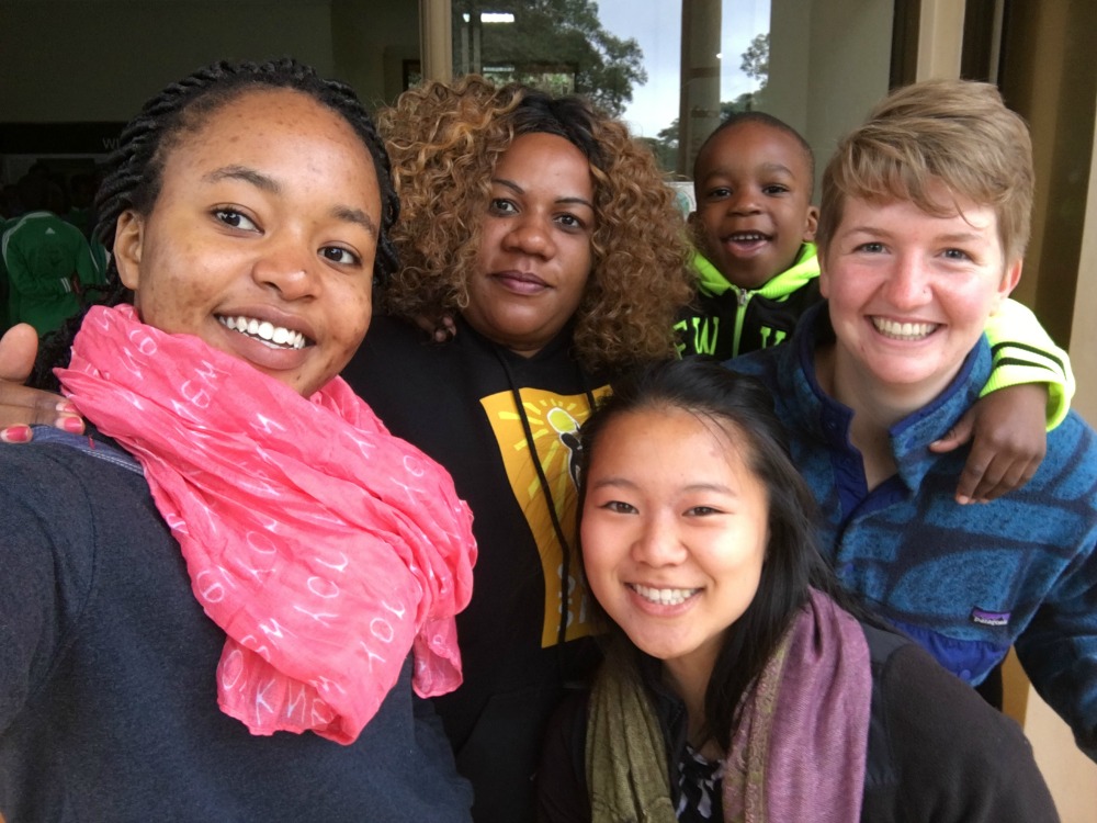 A few of us members on the research team