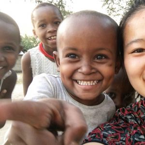 After we finished our research in this village, we had some time to play with the kids and take fun selfies.